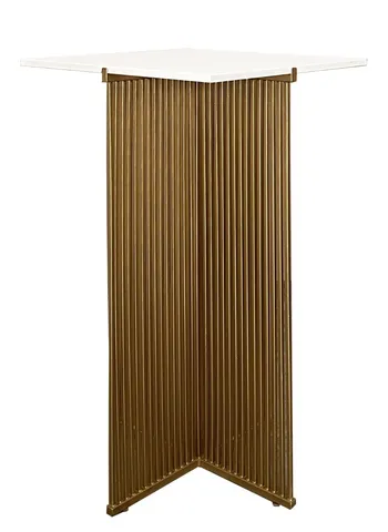 Коктейльный стол Shredder Gold Square - Фото основное 1