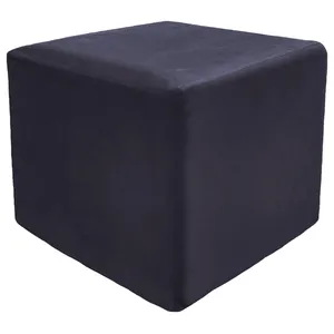 Чехол на квадратный пуф, Черный