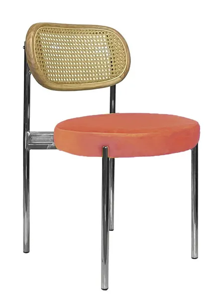Стул Modern Silver, Natural Rotango + Eachy Peachy - Фото основное 1