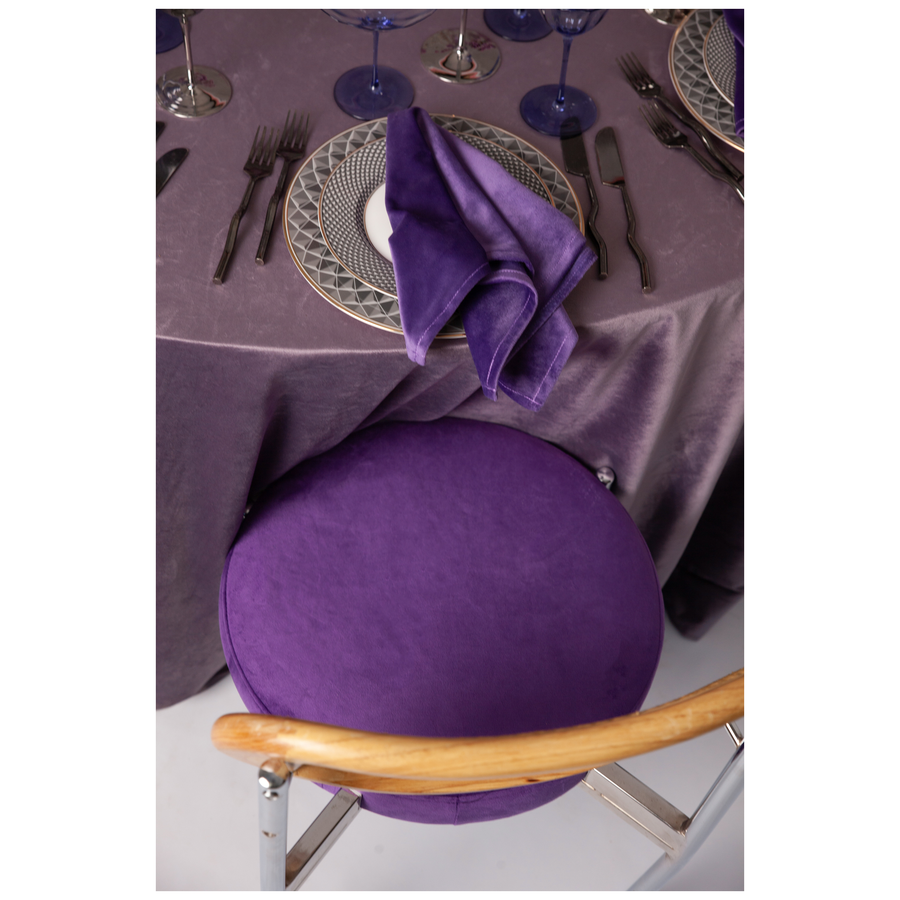 Стул Modern Silver Natural Rotango, Mysterious purple - Фото миниатюра 3
