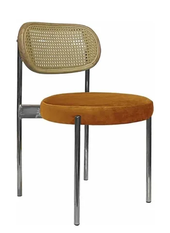 Стул Modern Silver, Natural Rotango + Marigold - Фото основное 1