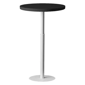 Стол коктейльный Twist Circle Black  (телескопическая нога) - Фото 5