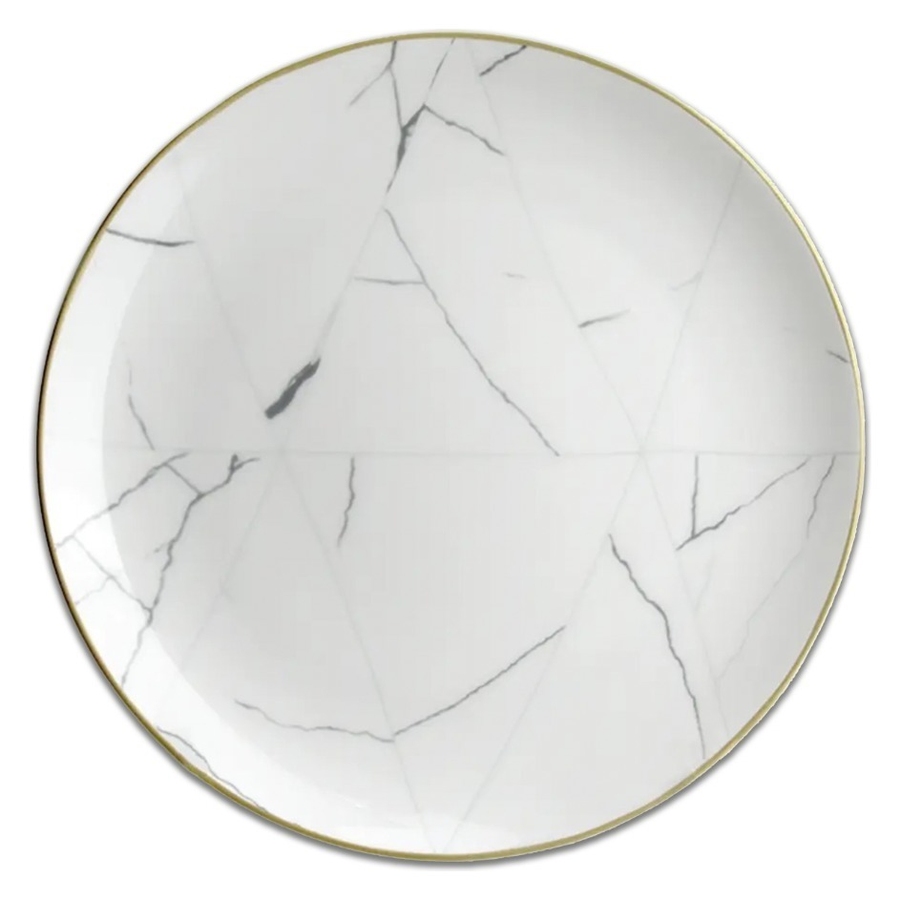 Тарелка мраморная Marble, 26,7см - Фото основное 1