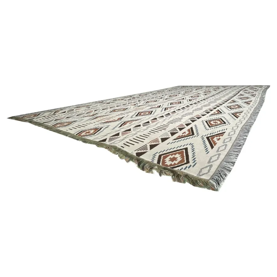 Покрывало декоративное Boho Terracota Grey - Фото миниатюра 2