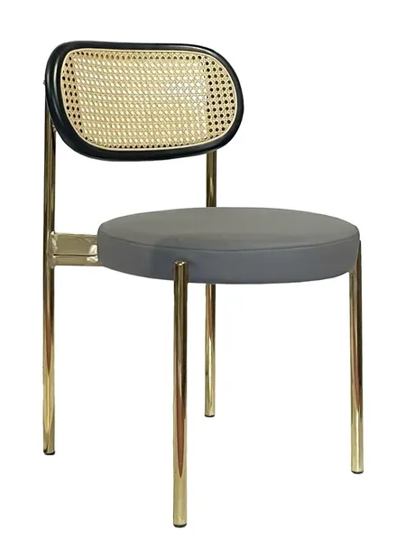 Стул Modern Silver, Black Rotango + Basic серый (ЭКО-КОЖА) - Фото основное 1