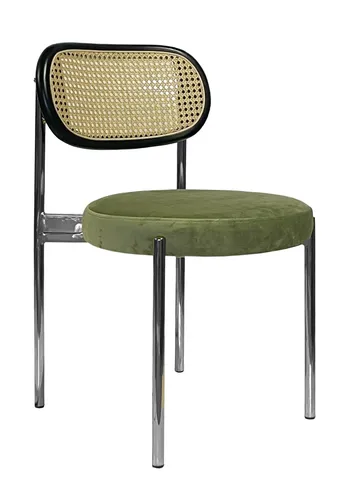 Стул Modern Silver, Black Rotango + Matcha - Фото основное 1