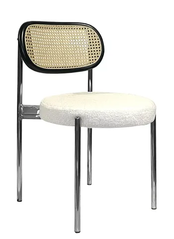 Стул Modern Silver, Black Rotango + Teddy - Фото основное 1