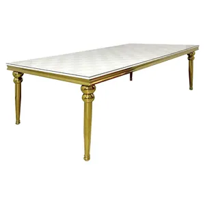 Стол Rectangle-240 Gold + печать на столешницу Print Etc. - Фото 1