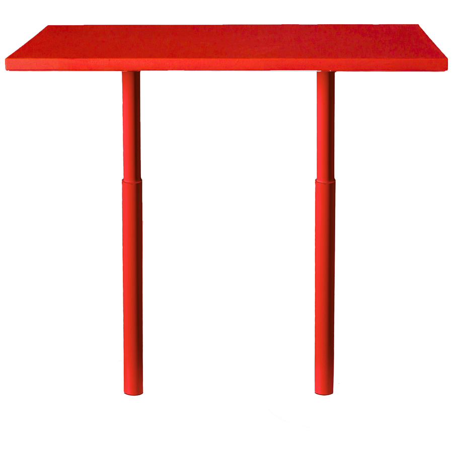 Стол коктейльный Twist Rectangle M, Красный бархат + Passion Expression (телескопическая нога) - Фото миниатюра 2