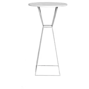 Коктейльный столик Hourglass Silver Circle
