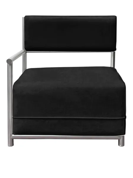 Диван Vice Versa Square Left, Total Black - Фото основное 1