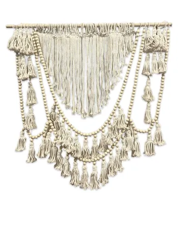 Панно декоративное из макраме Boho Beads - Фото основное 1