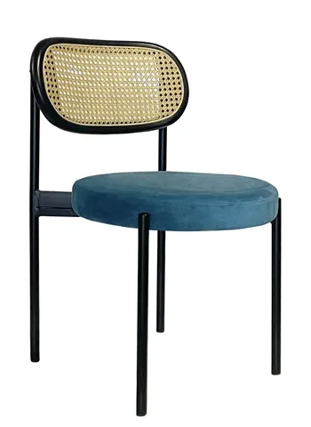 Стул Modern Black, Black Rotango + Teal - Фото основное 1