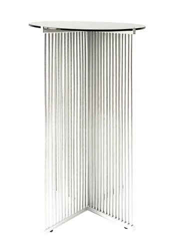 Коктейльный стол Shredder White c черной столешницей - Фото основное 1