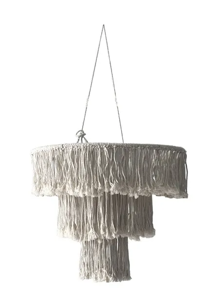 Люстра декоративная макраме, без освещения, Noodles S - Фото основное 1