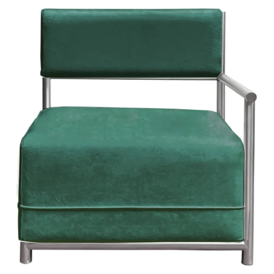 Диван Vice Versa Square Right, Emerald - Фото миниатюра 1
