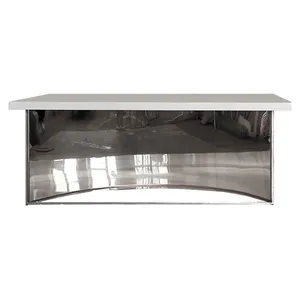 Стол-президиум Silver Glossy, серебро