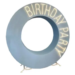 Конструкция с неоном Birthday Donut