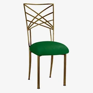 Подушка на стул Chameleon изумрудная велюр