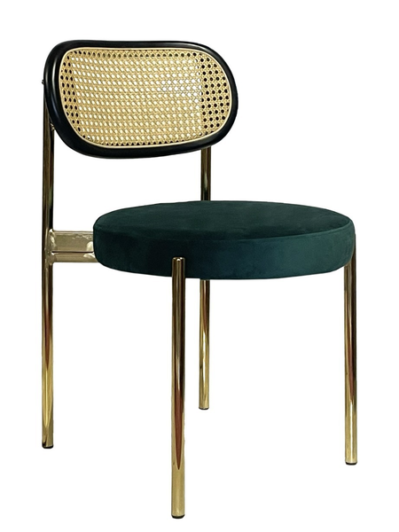 Стул Modern Gold, Black Rotango + Emerald - Фото основное 1