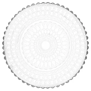 Сервировочная тарелка Lacy Silver - Фото 1