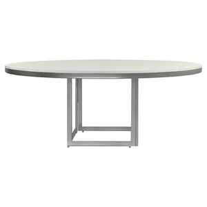 Стол Corners круглый, белый + перекрас металла в любой цвет - Фото 4