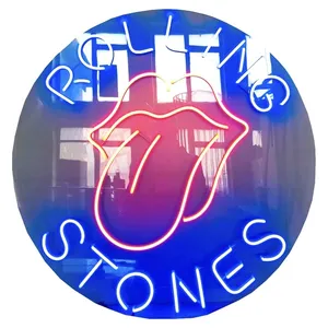 Неоновая надпись Rolling Stones