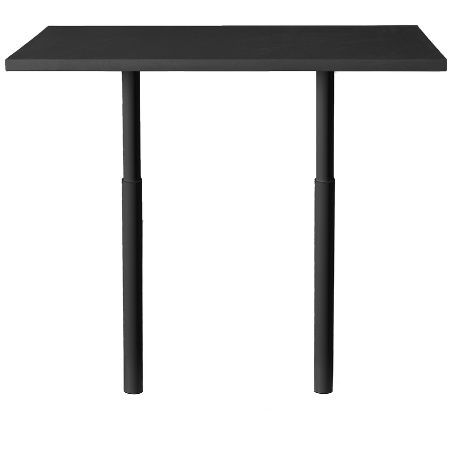 Стол коктейльный Twist Rectangle M, Лакричный леденец + Total Black (телескопические ноги) - Фото миниатюра 2