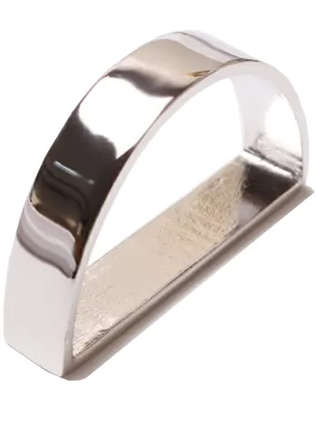 Кольцо для салфеток Belt Silver - Фото основное 1