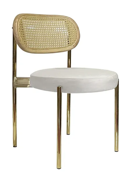 Стул Modern Gold, Natural Rotango + Milky Way - Фото основное 1