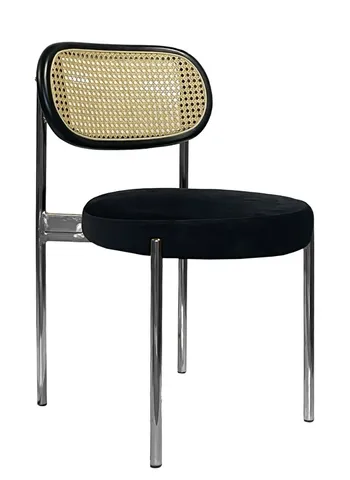 Стул Modern Silver, Black Rotango + Total Black - Фото основное 1