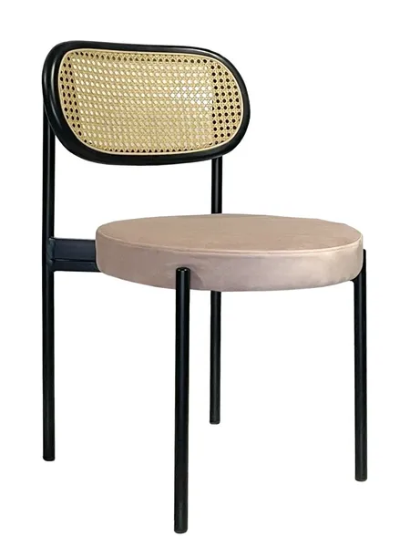 Стул Modern Black, Black Rotango + Rose Quartz - Фото основное 1