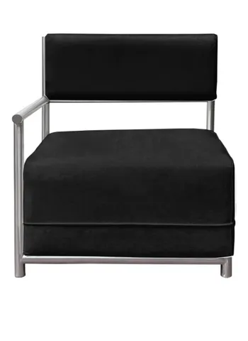 Диван Vice Versa Square Left, Total Black - Фото основное 1