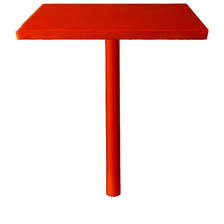 Стол коктейльный Twist Rectangle S, Красный бархат + Passion Expression (телескопическая нога) - Фото миниатюра 4