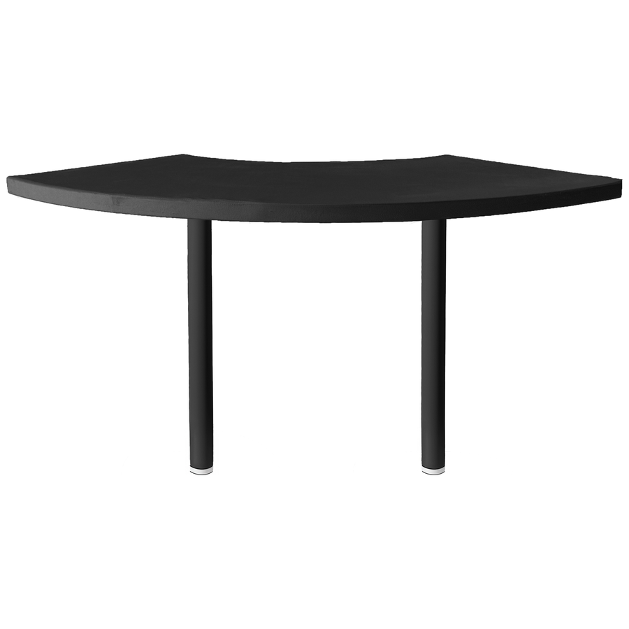 Стол коктейльный Twist Serpent S, Лакричный леденец + Total Black (телескопические ноги) - Фото миниатюра 4