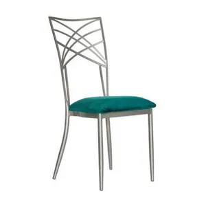 Стул Hameleon серебро велюр, бирюзовый