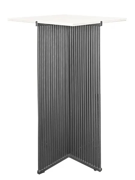 Коктейльный стол Shredder Silver Square - Фото основное 1