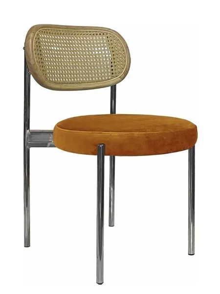 Стул Modern Silver, Natural Rotango + Marigold - Фото основное 1