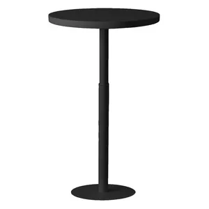 Стол коктейльный Twist Circle Black (телескопическая нога)