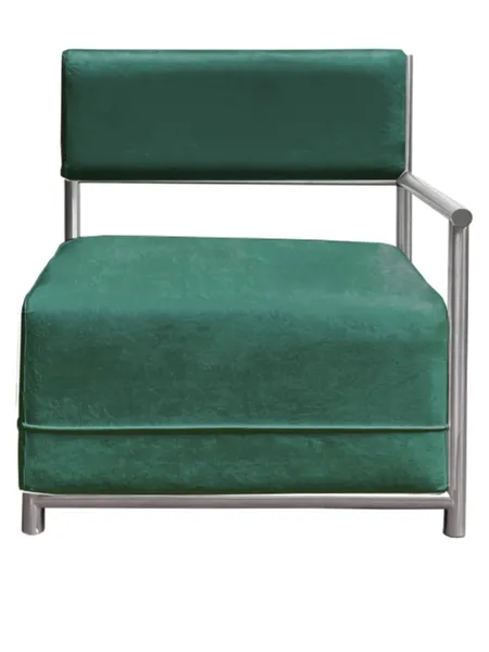 Диван Vice Versa Square Right, Emerald - Фото основное 1