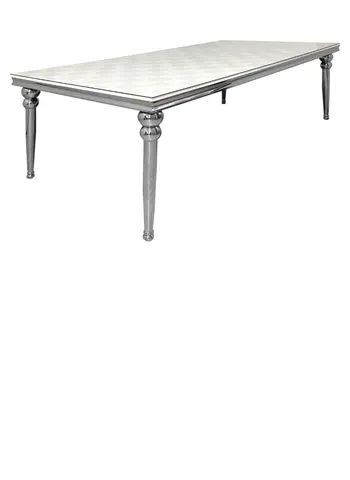 Стол Rectangle-240 Silver + печать на столешницу Print Etc. - Фото основное 1
