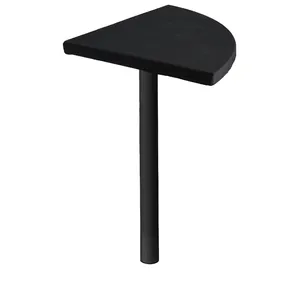 Стол коктейльный Twist Petal Лакричный леденец + Total Black (телескопическая нога) - Фото 4