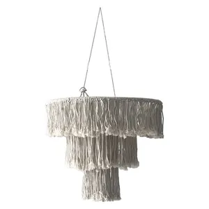 Люстра декоративная макраме, без освещения, Noodles S - Фото 1