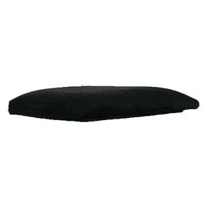 Подушка cтула Hameleon серебро (велюр), черный