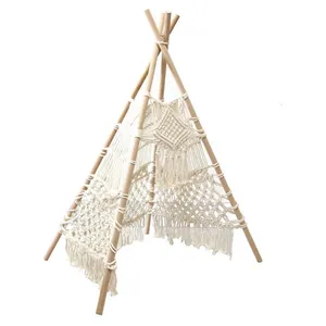 Декоративная мини-палатка из макраме Campy