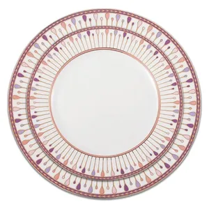 Сет тарелок Pattern Pink S и M