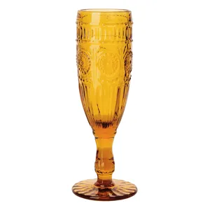 Бокал для шампанского "Belle" желтый