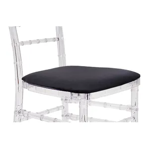 Подушка на стул бархат черная тотал блэк