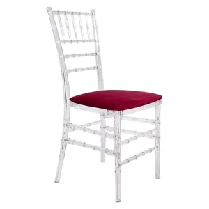 Стул Кьявари бархат рубиново-красный