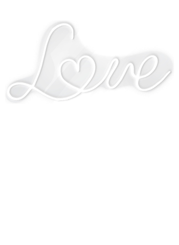 Неоновая вывеска "Love" - Фото основное 1